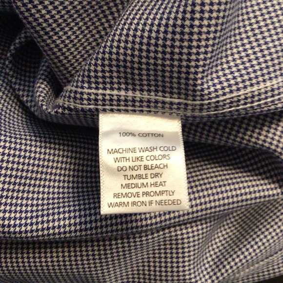 Untuckit Gingham Check Winkle free Men's Button Up Size XLARGE - Picture 4 of 7